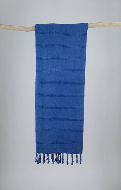 TURKISH TOWEL BLUE 100% COTTON