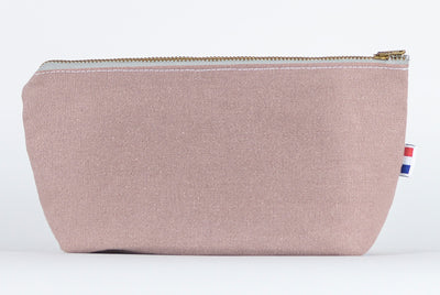 POUCH MAUVE HANDMADE IN FRANCE