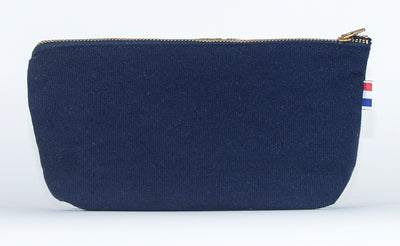 POUCH NAVY HANDMADE IN FRANCE